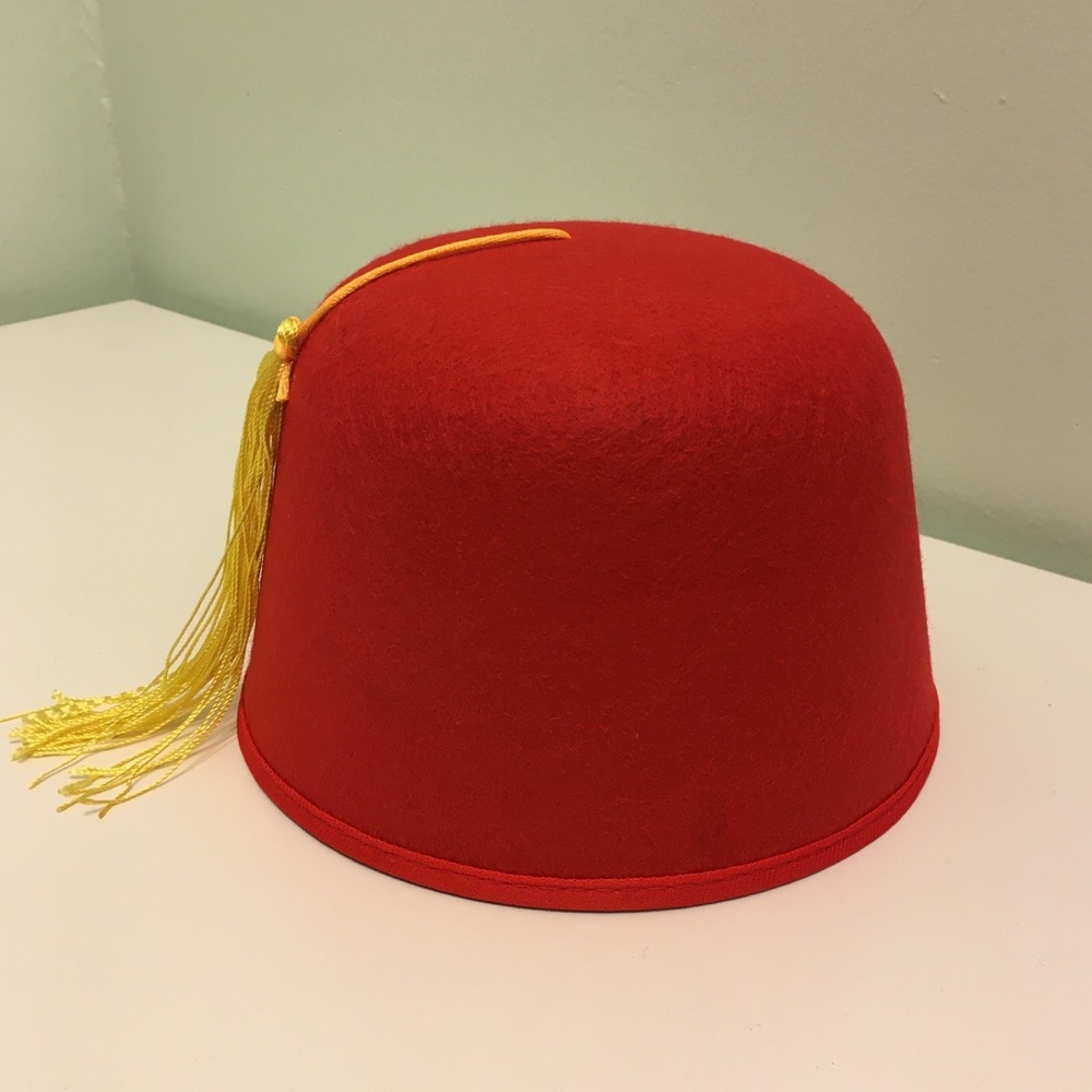 Sold- Moroccan Red Fez Hat